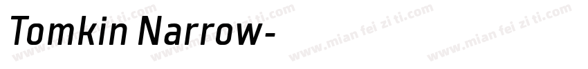 Tomkin Narrow字体转换